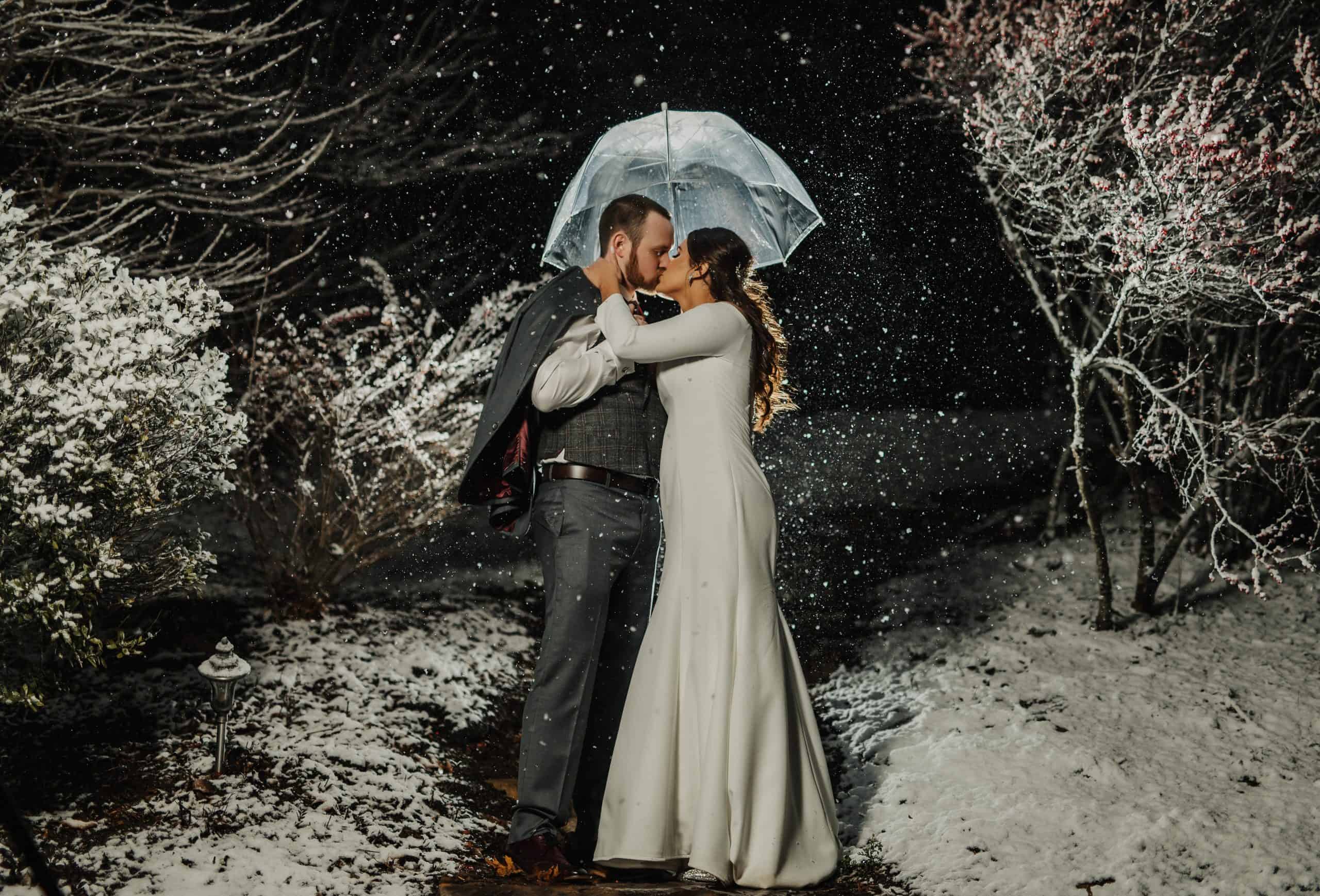 Winter wedding picture courtesy of: DiPietro Weddings: Photography & Films LLC